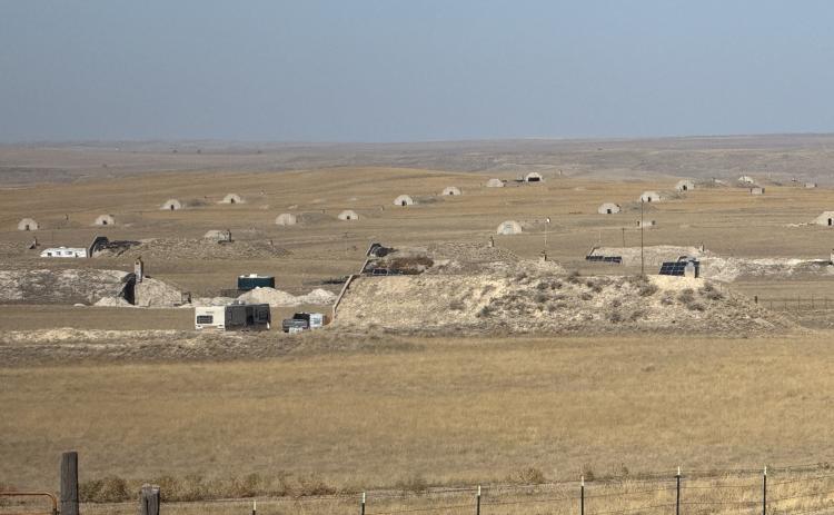 More than 500 above-ground concrete bunkers and 100 miles of unpaved roads are part of the Vivos xPoint residential complex, shown on Oct. 4, 2024, near Igloo, S.D. Photos by Bart Pfankuch / South Dakota News Watch