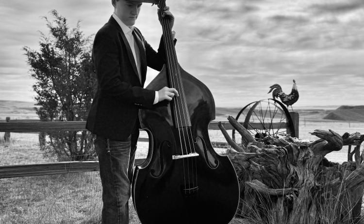 Edgemont freshman Landon Harrod recently performed in the All-State Orchestra as one of 12 bass players from across South Dakota. Courtesy photo