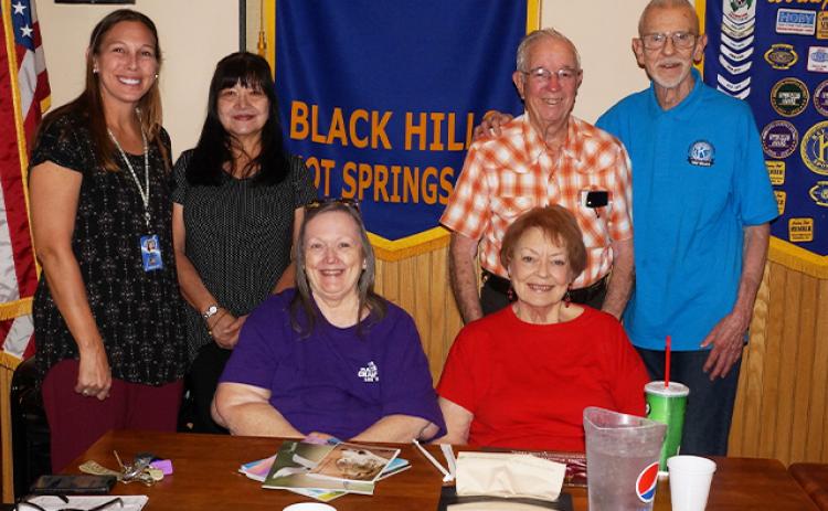 Members of the Kiwanis Club of Black Hills, Hot Springs, pose for a recent group photo during one of their bi-monthly meetings at the Winner’s Circle.