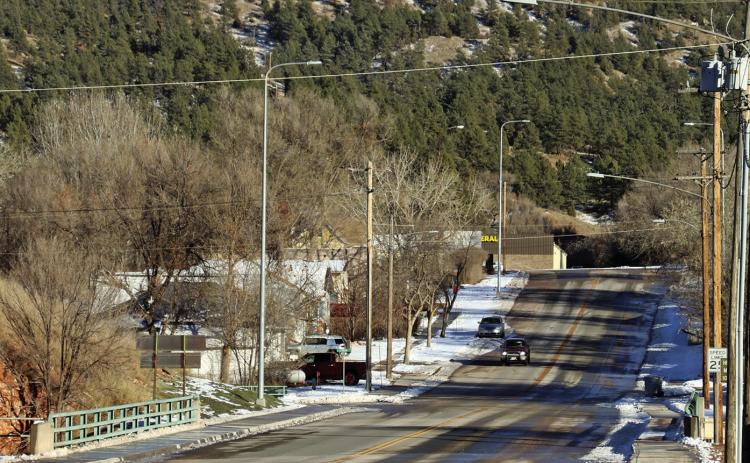 Battle Mountain Avenue, shown above on Monday, Nov. 25, represents the final completed stretch of the Hot Springs Urban Reconstruction project which began Feb. 28, 2022, on the opposite side of town near Taco John’s. Originally slated for two years, the newly established official completion date is Dec. 20, 2024, based on a Settlement Agreement and Release signed by the SDDOT, Complete Concrete and the City of Hot Springs. Photo by Brett Nachtigall/Fall River County Herald-Star