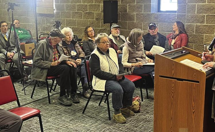 Public shows up for Crackerbarrel, but only 1 of 3 legislators do